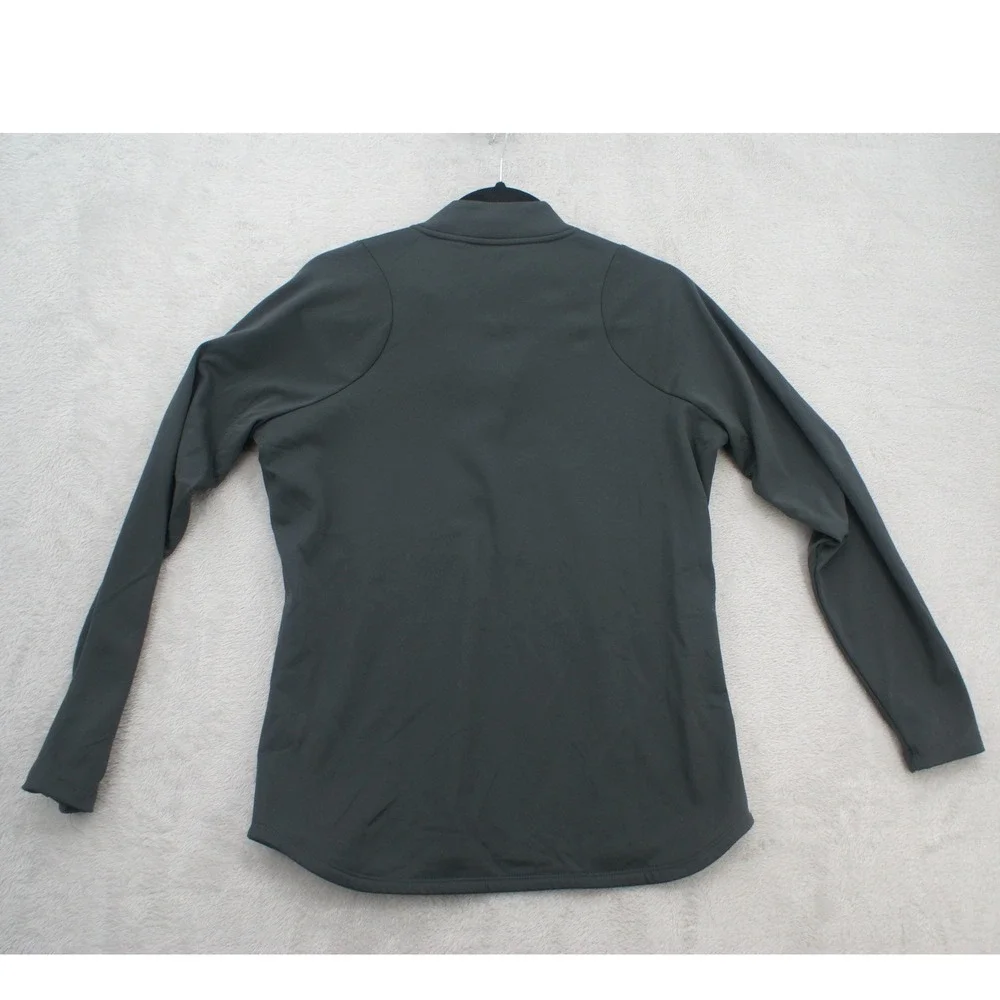Nike Baylor Equestrian Dri-FIT Quarter Zip Pullover Gray Womens Medium